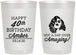 Personalized Birthday 22 oz Frosted Cups - 40th | 20222