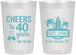 Personalized Birthday 22 oz Frosted Cups - 40th Beach | 20226