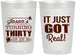 Personalized Birthday 22 oz Frosted Cups - 30th | 20235
