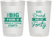 Personalized Birthday 22 oz Frosted Cups - 40th | 20243