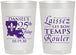 Personalized Birthday 22 oz Frosted Cups - 25th Mardi Gras | 20245