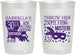 Personalized Birthday 22 oz Frosted Cups - 30th Mardi Gras | 20246
