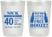 Personalized Birthday 22 oz Frosted Cups - 40th | 20249