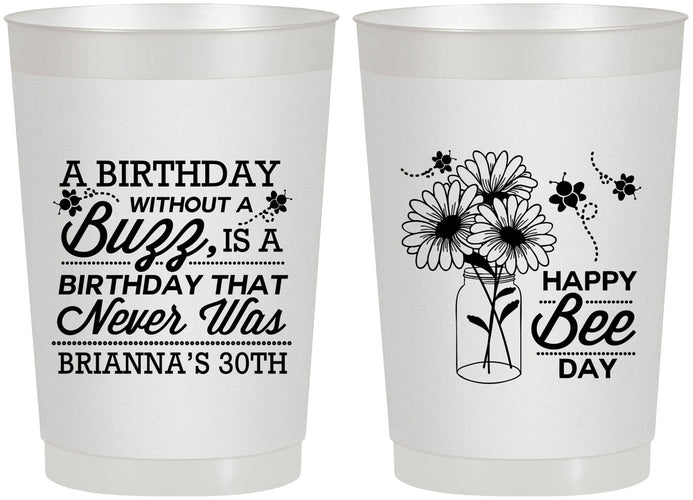 Personalized Birthday 22 oz Frosted Cups - 30th | 20255