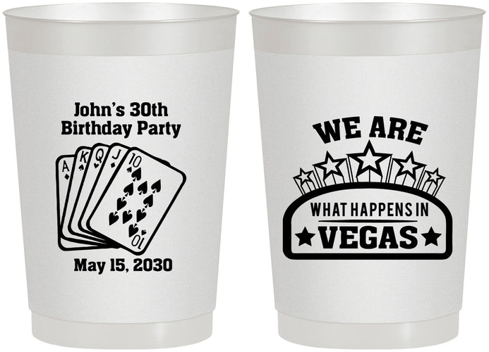 Personalized Birthday 22 oz Frosted Cups - 20th Las Vegas | 20263