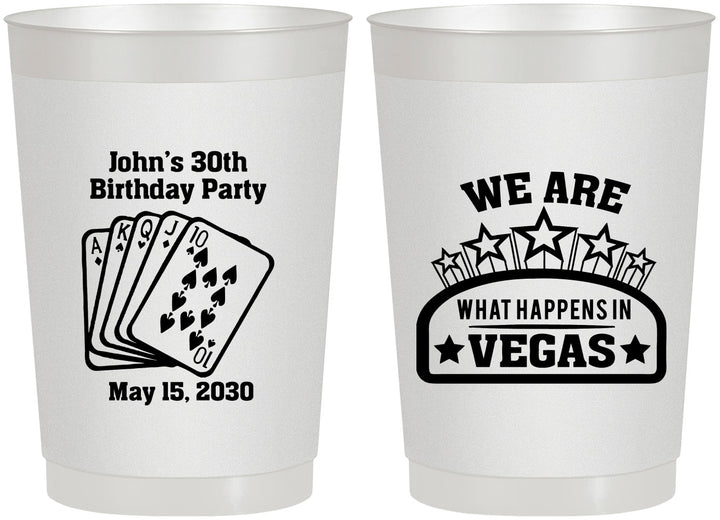 Personalized Birthday 22 oz Frosted Cups - 20th Las Vegas | 20263