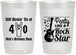 Personalized Birthday 22 oz Frosted Cups - 40th Rock Star | 20266