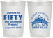 Personalized Birthday 22 oz Frosted Cups - 50th | 20268