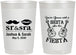 Personalized Wedding 22 oz Frosted Cups - Siesta Fiesta Sr Sra | 208