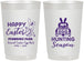 Personalized Easter 22 oz Frosted Cups - Egg Hunting Bunny | 210004