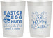 Personalized Easter 22 oz Frosted Cups - Egg Hunt Bunny | 210005