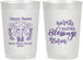 Personalized Easter 22 oz Frosted Cups - Blessings Church | 210020
