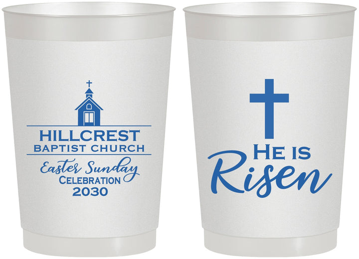 Personalized Easter 22 oz Frosted Cups - Easter Sunday | 210021
