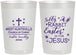 Personalized Easter 22 oz Frosted Cups - Easter Is For Jesus | 210022