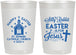 Personalized Easter 22 oz Frosted Cups - Silly Rabbit | 210025