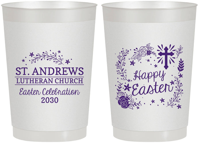 Personalized Easter 22 oz Frosted Cups - Easter Sunday | 210028