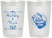 Personalized Wedding 22 oz Frosted Cups - The Hunt Is Over Mason Jar | 218