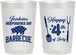 Personalized 4th Of July 22 oz Frosted Cups - Barbecue Bbq | 220001