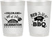 Personalized 4th Of July 22 oz Frosted Cups - Red White Bbq | 220008