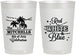 Personalized 4th Of July 22 oz Frosted Cups - Beach Stars Stripes | 220020