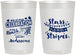 Personalized 4th Of July 22 oz Frosted Cups - Fireworks | 220021