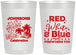 Personalized 4th Of July 22 oz Frosted Cups - Beach Fireworks | 220022