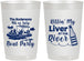 Personalized 4th Of July 22 oz Frosted Cups - Boat River | 220033