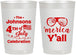 Personalized 4th Of July 22 oz Frosted Cups - Merica Yall | 220034