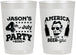 Personalized 4th Of July 22 oz Frosted Cups - Bbq Lincoln | 220036