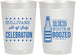 Personalized 4th Of July 22 oz Frosted Cups - Red White Booze | 220043