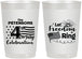 Personalized 4th Of July 22 oz Frosted Cups - Fireworks | 220048