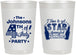 Personalized 4th Of July 22 oz Frosted Cups - Star Spangled Hammered | 220049