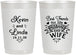 Personalized Wedding 22 oz Frosted Cups - Best Friends | 221
