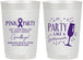 Personalized Awareness 22 oz Frosted Cups - Pink Party | 230000