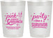 Personalized Awareness 22 oz Frosted Cups - Party Like A Survivor | 230005