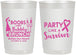 Personalized Awareness 22 oz Frosted Cups - Party Like A Survivor | 230006