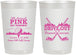 Personalized Awareness 22 oz Frosted Cups - Gold Drive Out | 230017