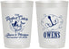 Personalized Wedding 22 oz Frosted Cups - The Perfect Catch | 232