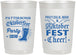 Personalized Oktoberfest 22 oz Frosted Cups - Pretzel | 240001