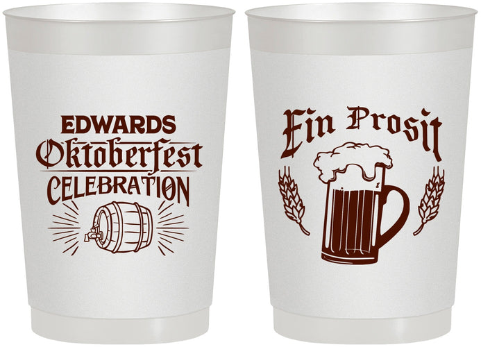 Personalized Oktoberfest 22 oz Frosted Cups - Ein Prosit | 240002