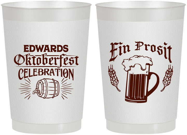 Personalized Oktoberfest 22 oz Frosted Cups - Ein Prosit | 240002