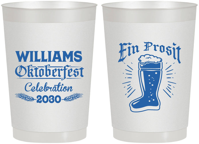 Personalized Oktoberfest 22 oz Frosted Cups - Ein Prosit | 240003