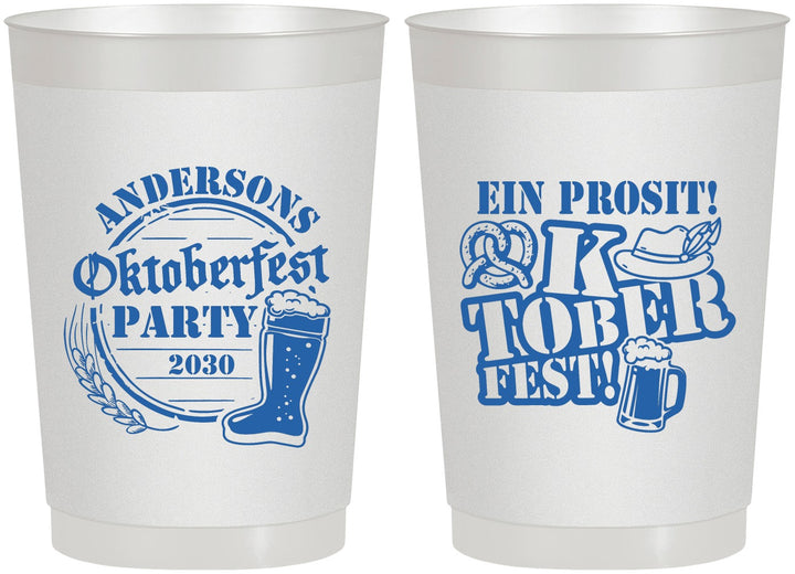 Personalized Oktoberfest 22 oz Frosted Cups - Ein Prosit | 240005