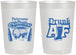 Personalized Oktoberfest 22 oz Frosted Cups - Drunk Af | 240016