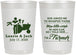 Personalized Wedding 22 oz Frosted Cups - Farmer Tractor | 244