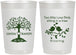 Personalized Wedding 22 oz Frosted Cups - Two Little Love Birds | 249