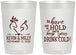 Personalized Wedding 22 oz Frosted Cups - To Have And To Hold | 250