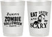 Personalized Halloween 22 oz Frosted Cups - Eat Drink Be Scary | 250003