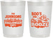 Personalized Halloween 22 oz Frosted Cups - Boos And Booze | 250012
