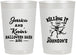 Personalized Halloween 22 oz Frosted Cups - Skeleton | 250017